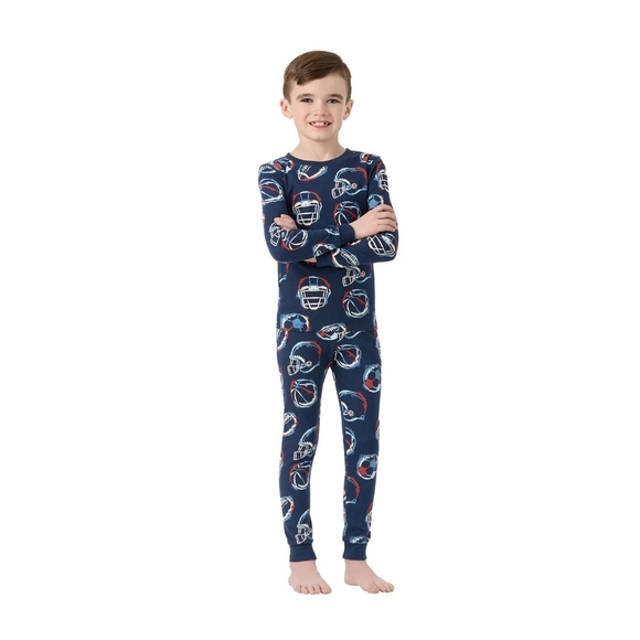 NWT Member's Mark Toddler Boys 4-Piece Organic Cotton Sport Pajama Set(Size: 4T) - Picture 5 of 11